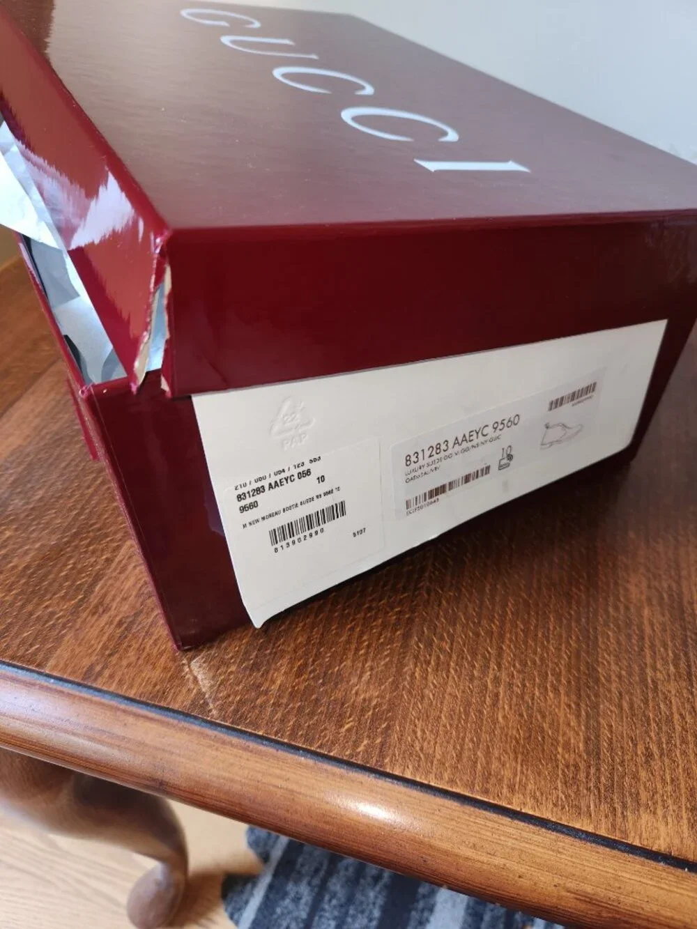NIB Gucci GG suide ankle boots G 10 US 10.5-11